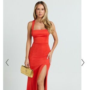 Showpo Red Maxi Dress